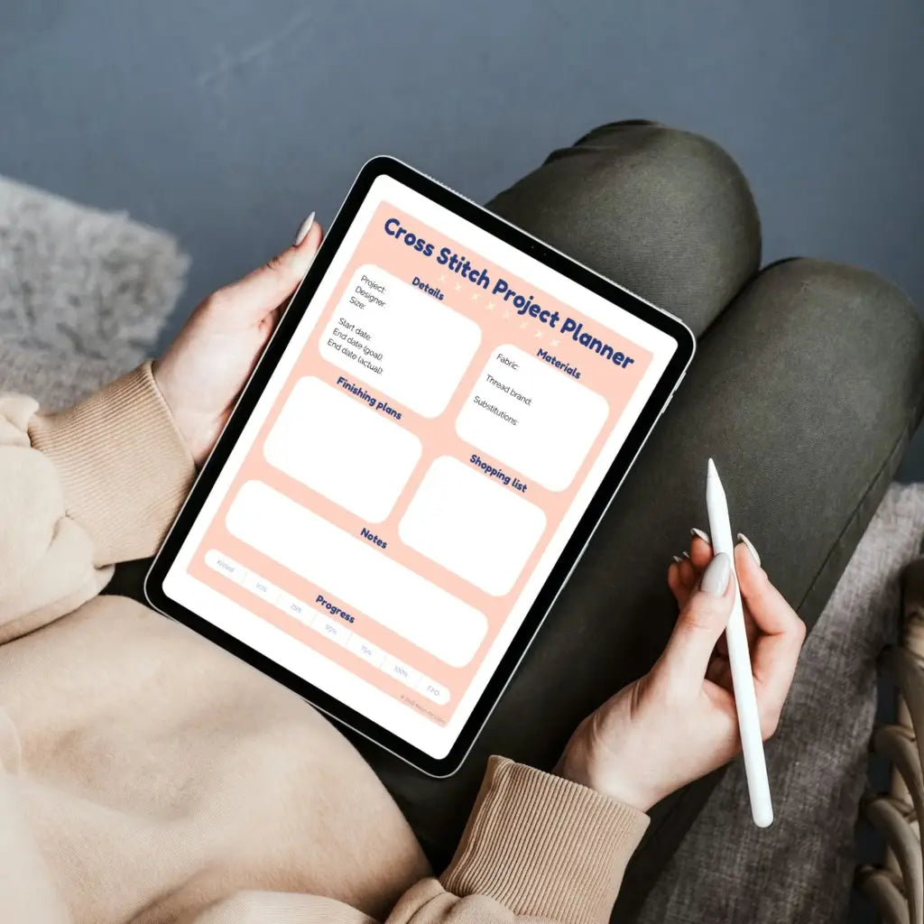 Cross Stitch Project Planner - Printable PDF by Room for Calm
