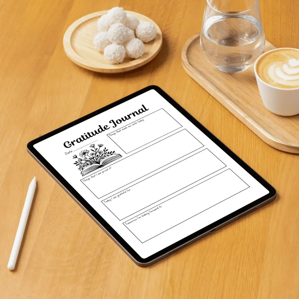 Daily/Weekly Gratitude Journal by Room for Calm - Printable PDF