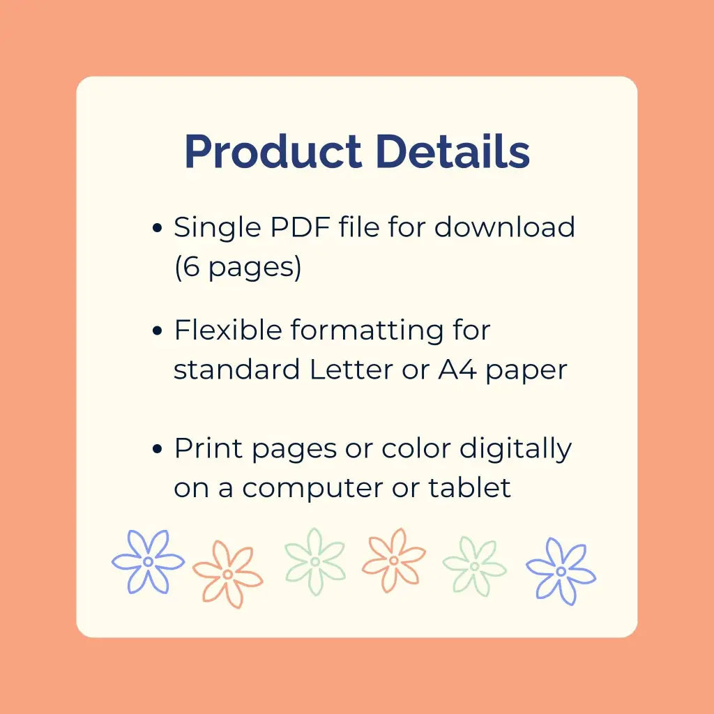 Easy Peasy Patterns Coloring Pages – Simple & Satisfying Printable PDF by Room for Calm