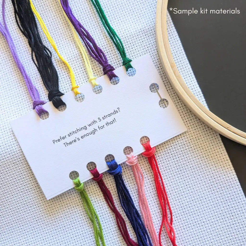 I’d agree with you but... Snarky Rainbow Cross Stitch Kit by Room for Calm