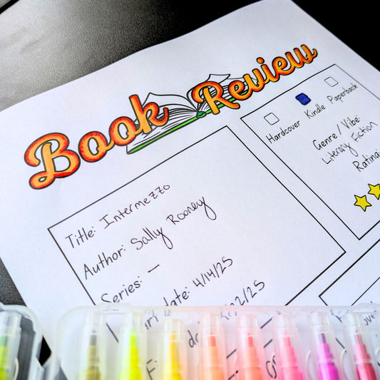 Book Review Journal - Printable PDF by Room for Calm