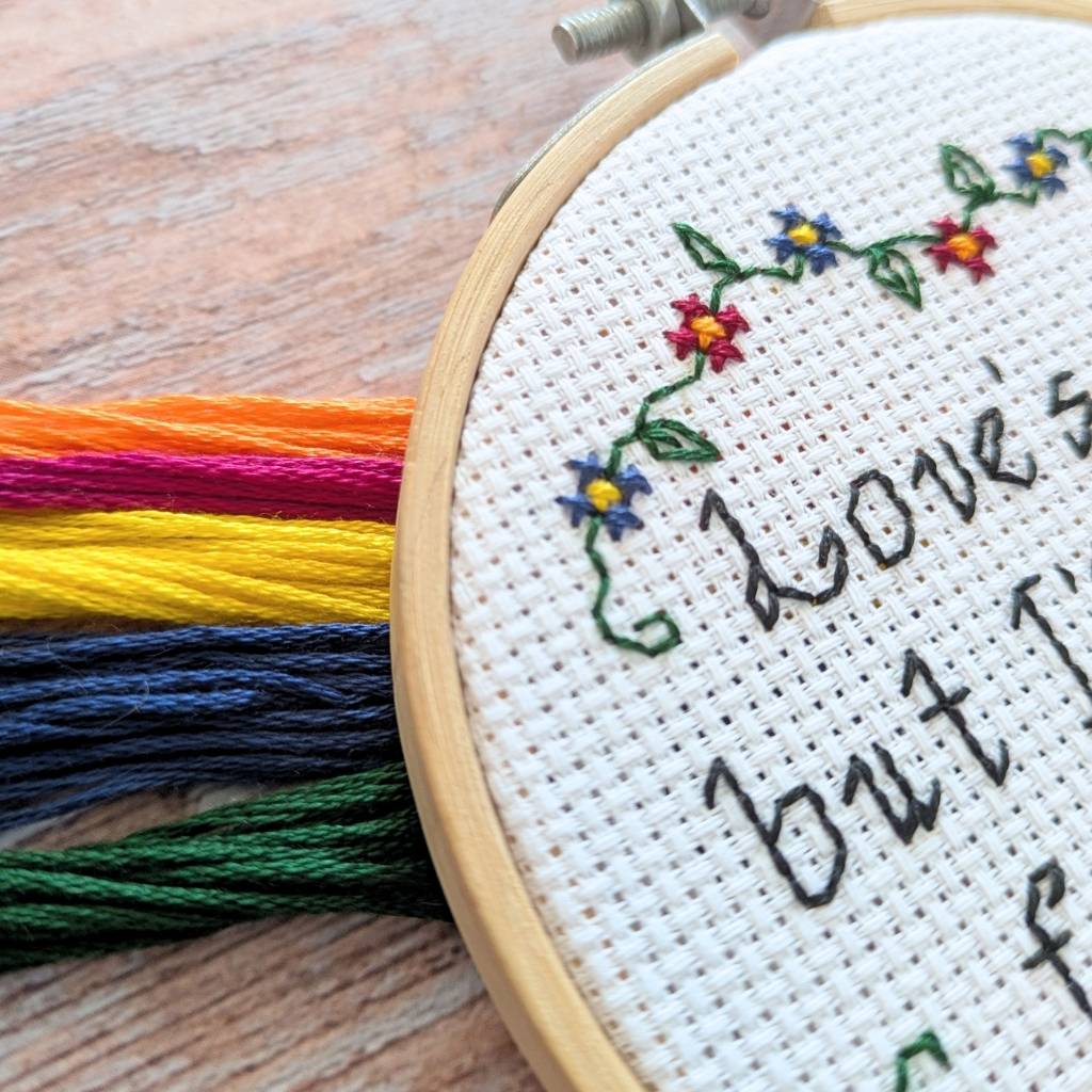 Settle for reason cross stitch pattern by Room for Calm