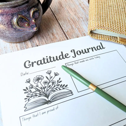 Daily/Weekly Gratitude Journal by Room for Calm - Printable PDF