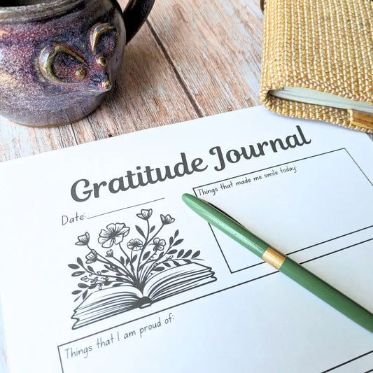 Daily/Weekly Gratitude Journal by Room for Calm - Printable PDF
