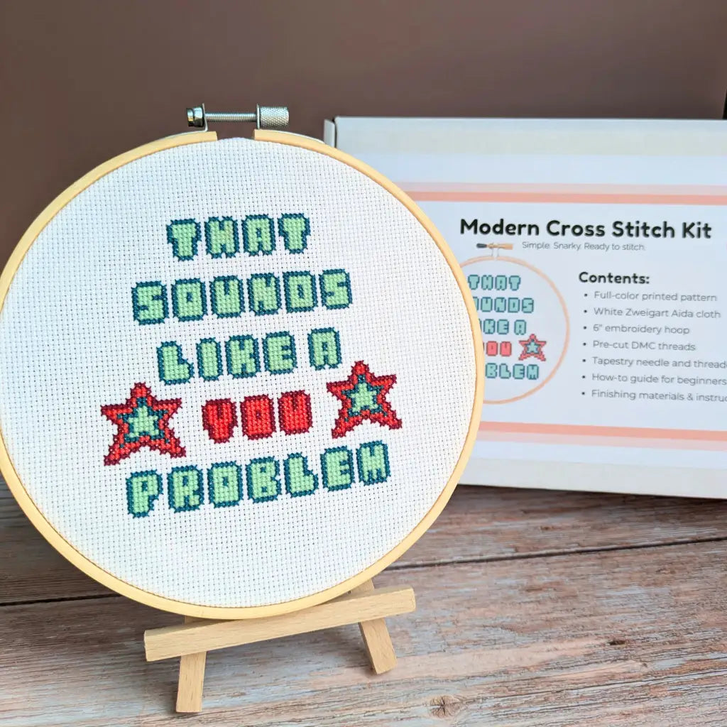 It’s Not Me It’s You - Snarky Retro Cross Stitch Kit by Room for Calm
