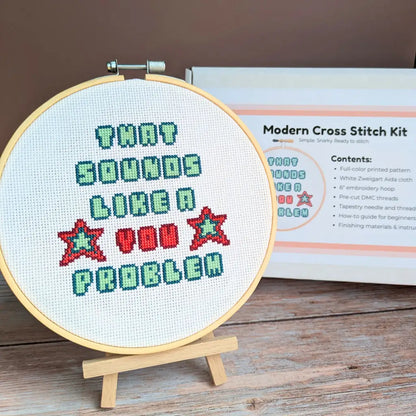 It’s Not Me It’s You - Snarky Retro Cross Stitch Kit by Room for Calm