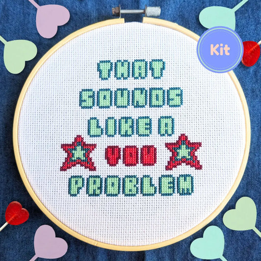 It’s Not Me It’s You - Snarky Retro Cross Stitch Kit by Room for Calm