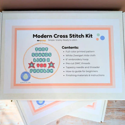It’s Not Me It’s You - Snarky Retro Cross Stitch Kit by Room for Calm
