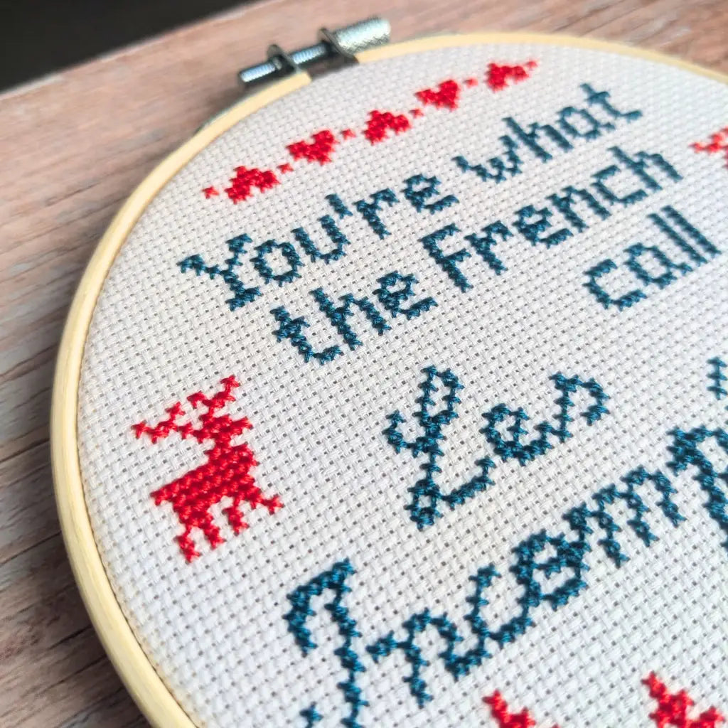 Les Incompétents - Funny Christmas Cross Stitch Pattern by Room for Calm