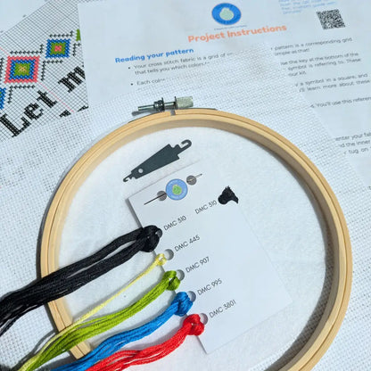 Let Me Google That For You - Snarky Modern Cross Stitch Kit by Room for Calm