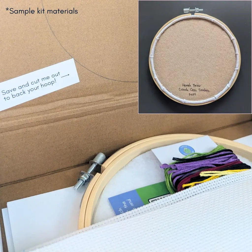 Let’s Assume I’m Right - Snarky Floral Cross Stitch Kit by Room for Calm