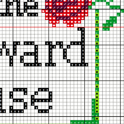 Master of the Awkward Pause - Nerdy PDF Cross Stitch Pattern by Room for Calm